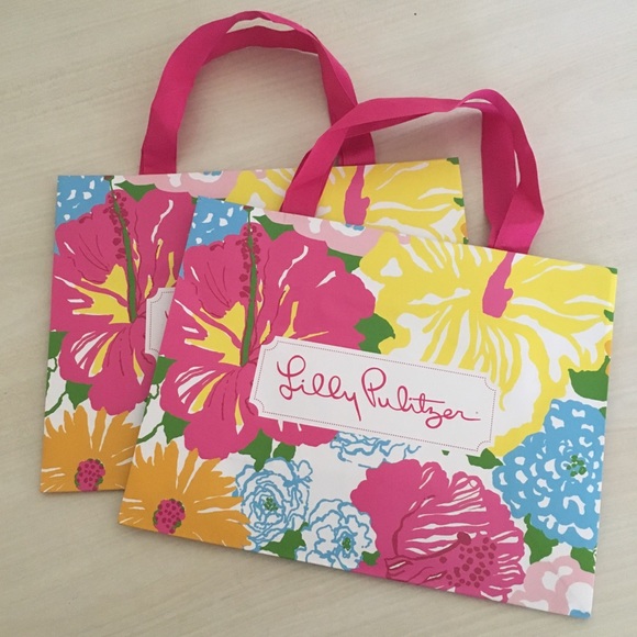 Lilly Pulitzer Bags 2 Lilly Pulitzer Gift Bags Poshmark